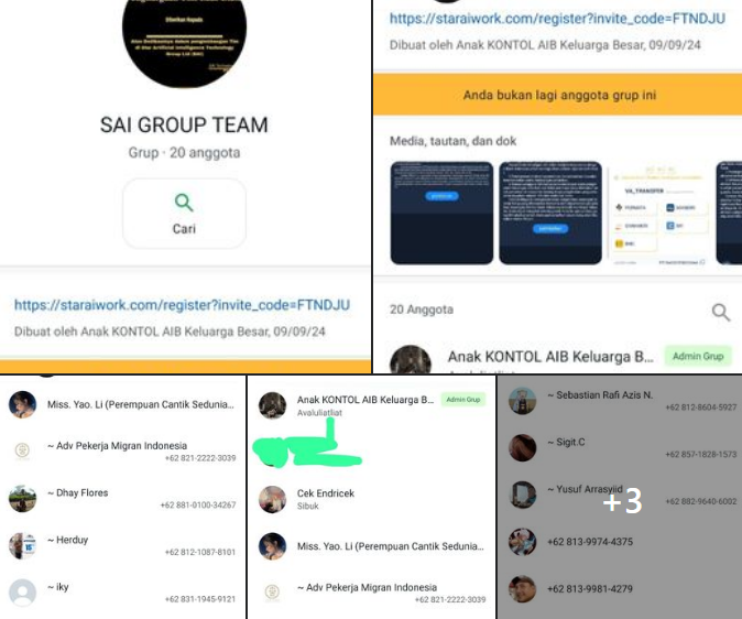 Menuju Scam! Nasib Member Aplikasi SAI AI Mengadu Pertanggungjawaban Berakhir di Kick Grup!