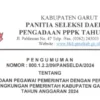 PDF Pengumuman PPPK Pemkab Garut 2024/ Tangkap Layar bkd.garutkab.go.id