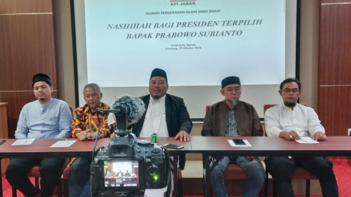 Para ulama yang tergabung di Aliansi Pergerakan Islam Jawa Barat (API Jabar) menyampaikan nasehat kepada Presiden RI Prabowo Subianto.