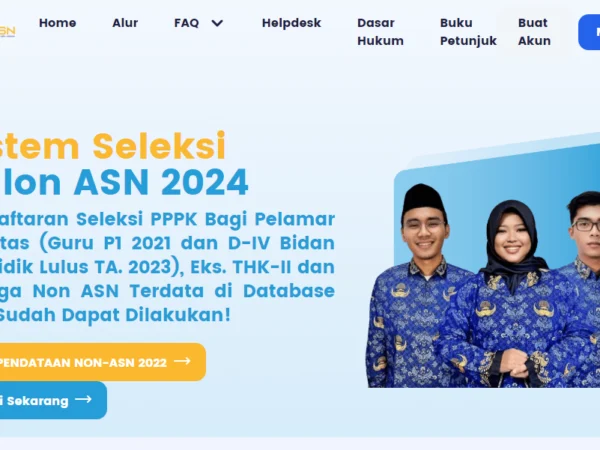 Laman Pendaftaran CPNS dan PPPK 2024/ Tangkap Layar sscasn.bkn.go.id