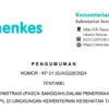 Pengumuman Hasil Sanggah Administrasi CPNS Kemenkes 2024/ Dok. casn.kemkes.go.id