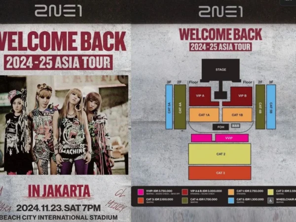 Blackjacks Siap-siap, WAR Tiket Konser 2NE1 di Jakarta Mulai Dibuka Hari ini Jam 12.00 WIB, Ini Harganya