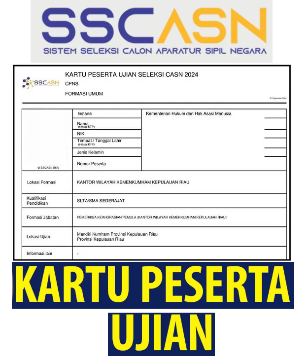 Cara Mudah Cetak Kartu SKD CPNS 2024, Simak Detail Panduan Resmi dari BKN