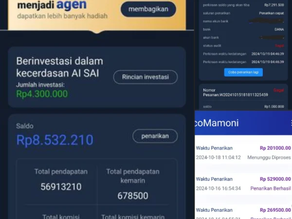 Aplikasi SAI AI Bakal Scam? Bagaimana Cara Penarikan Dana? Berikut Informasinya