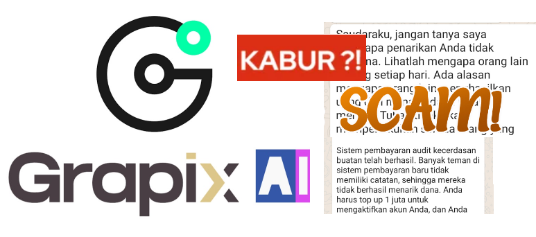 Info Grapixai kabarnya Hari ini Aplikasi Kabur, WD Bisa Dicairkan atau Malah Scam Total?