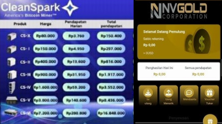 Aplikasi Cleanspark Terbukti Scam, Bagaimana dengan NV Gold?