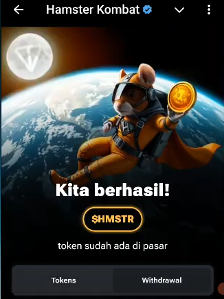 Cara Mudah Mencairkan Uang dari Coin Hamster Combat ke Rupiah