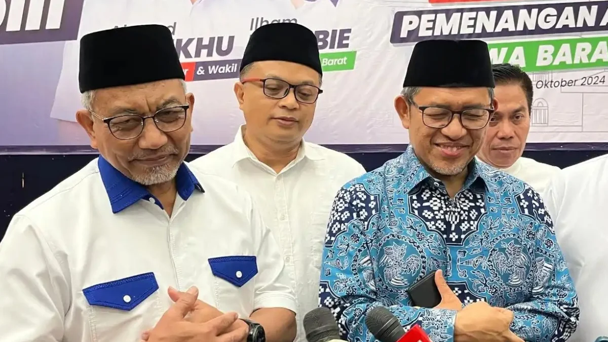 Setelah didapuk adi Ketua Tim Pemenangan pasangan calon Ahmad Syaikhu dan Ilham Habibie ( ASIH ), Mantan Gubernur Jawa Barat Ahmad Heryawan