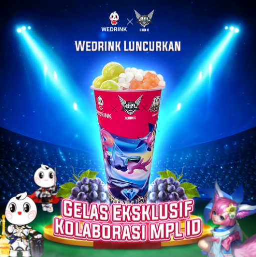 Desain Gelas Baru Wedrink x MPL