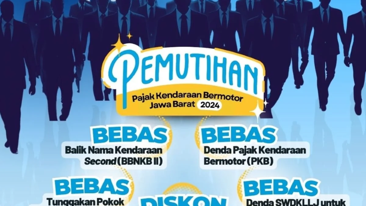 Pemutihan Pajak Kendaraan Bermotor di Jawa Barat Mulai 1 Oktober - 30 November 2024