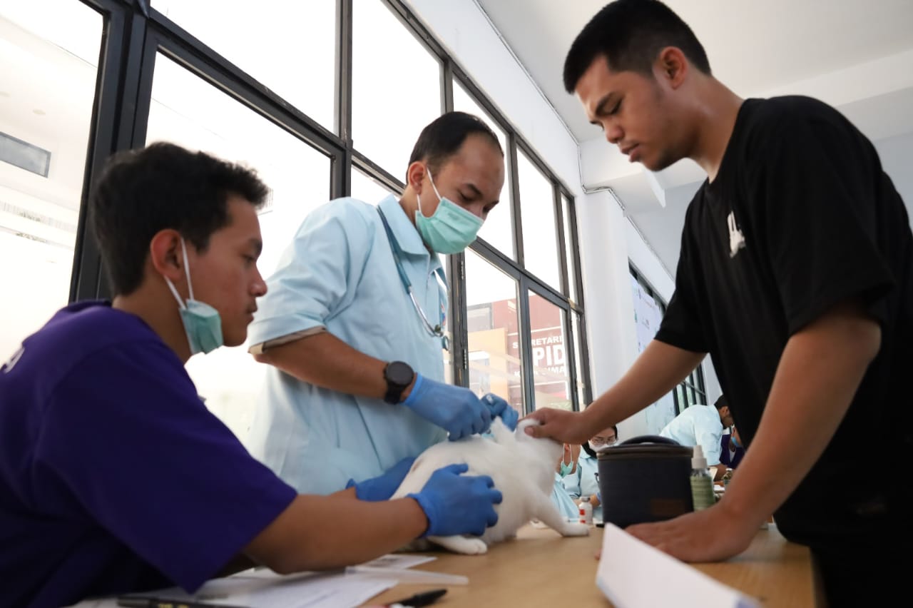 Doc. Antisipasi Penyebaran Rabies pada Hewan Melalui Vaksinasi Gratis oleh Dispangtan Cimahi (mong)