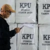 lustrasi gudang logistik KPU. Dok Jabar Ekspres