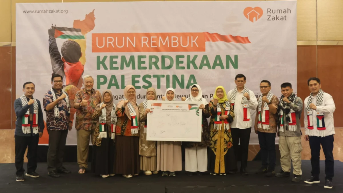 Jelang 1 Tahun Gaza Berduka, Rumah Zakat Adakan Long March dan Diskusi Kemerdekaan Palestina