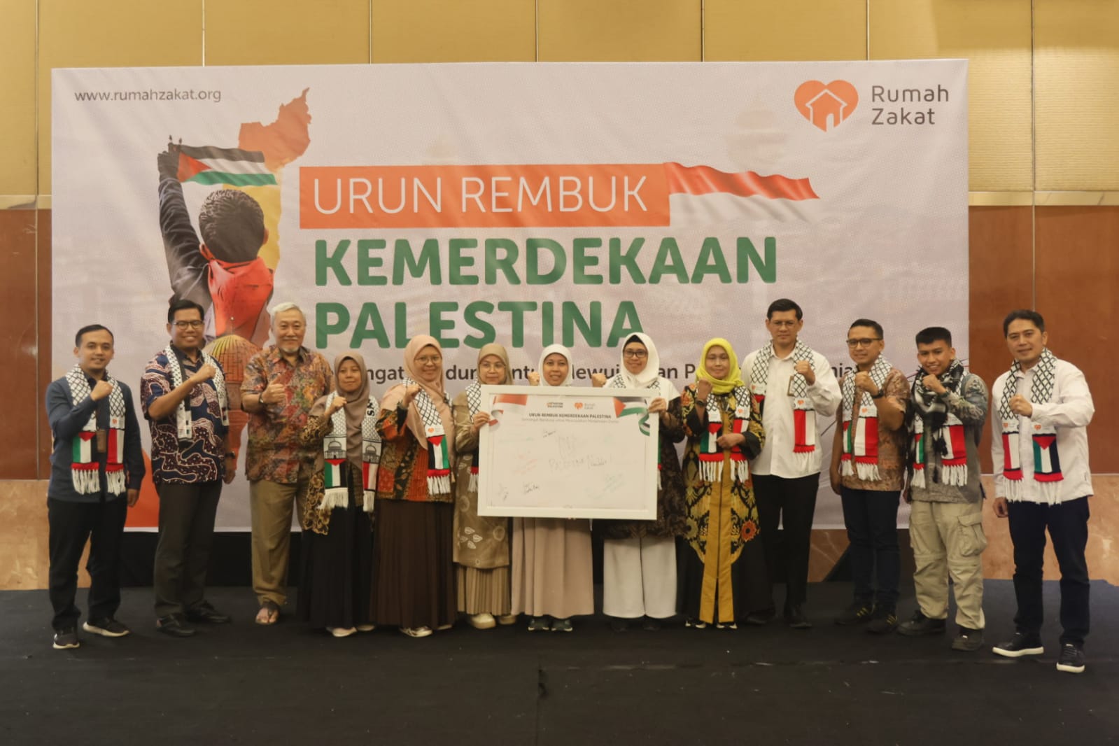 Jelang 1 Tahun Gaza Berduka, Rumah Zakat Adakan Long March dan Diskusi Kemerdekaan Palestina