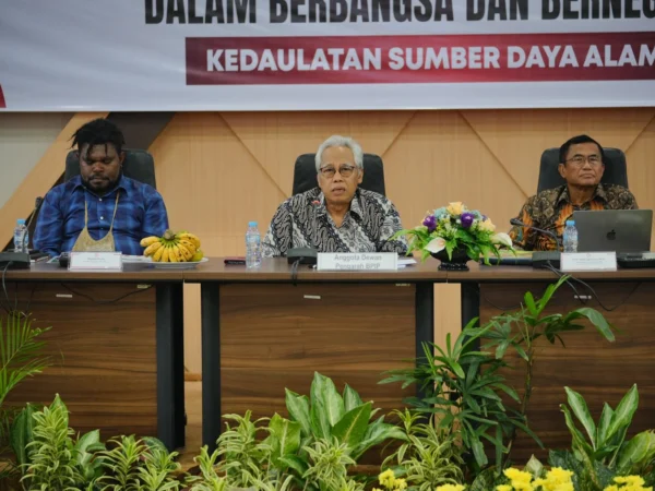 Diskusi kelompok terpumpun (FGD) bertema Kerapuhan Etika Penyelenggara Negara dalam Berbangsa dan Bernegara: Kedaulatan Sumber Daya Alam