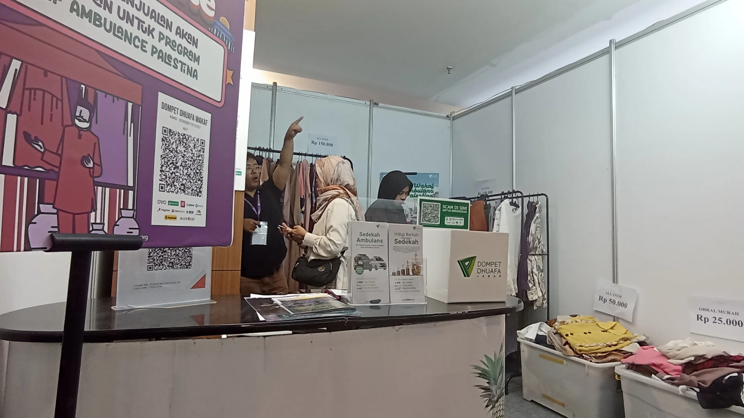 Dompet Dhuafa meriahkan Muslim Life Fair 2024 di Bandung.