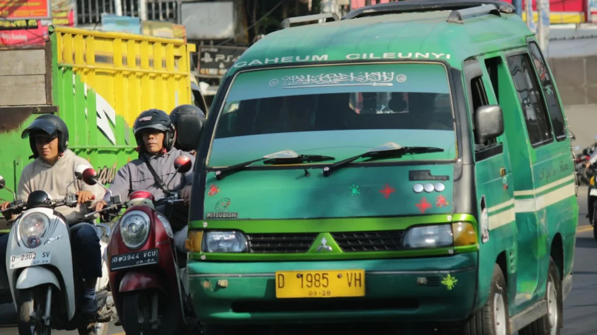 Foto ilustrasi transportasi publik di Kota Bandung (Jabar Ekspres)