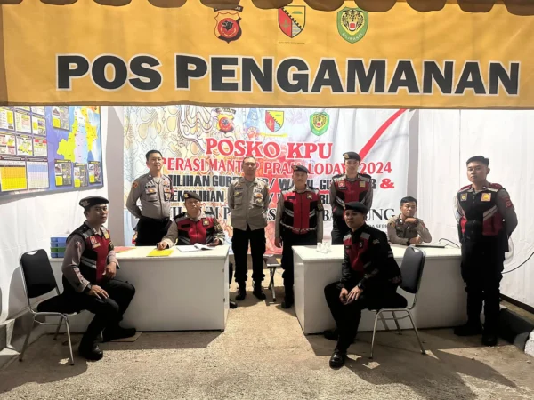 Satuan Samapta Polresta Bandung meningkatkan patroli di sejumlah titik vital, terutama Kantor Komisi Pemilihan Umum (KPU) dan Badan Pengawas Pemilu (Bawaslu) Kabupaten Bandung. Foto Istimewa