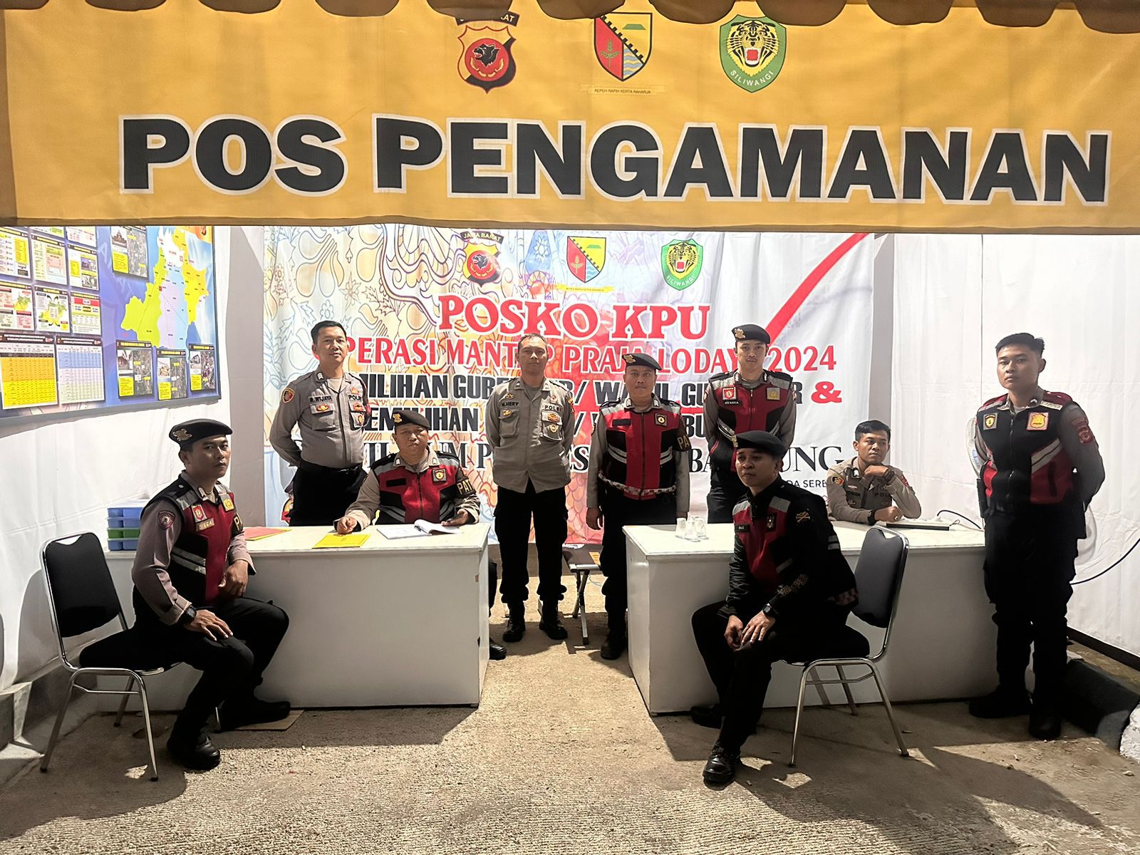 Satuan Samapta Polresta Bandung meningkatkan patroli di sejumlah titik vital, terutama Kantor Komisi Pemilihan Umum (KPU) dan Badan Pengawas Pemilu (Bawaslu) Kabupaten Bandung. Foto Istimewa