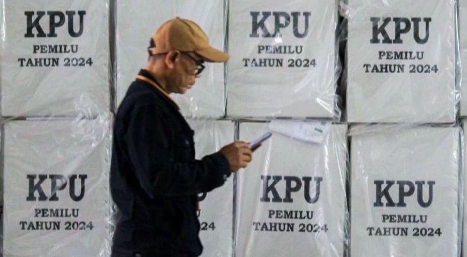 Ilustrasi gudang logistik KPU. Dok Jabar Ekspres