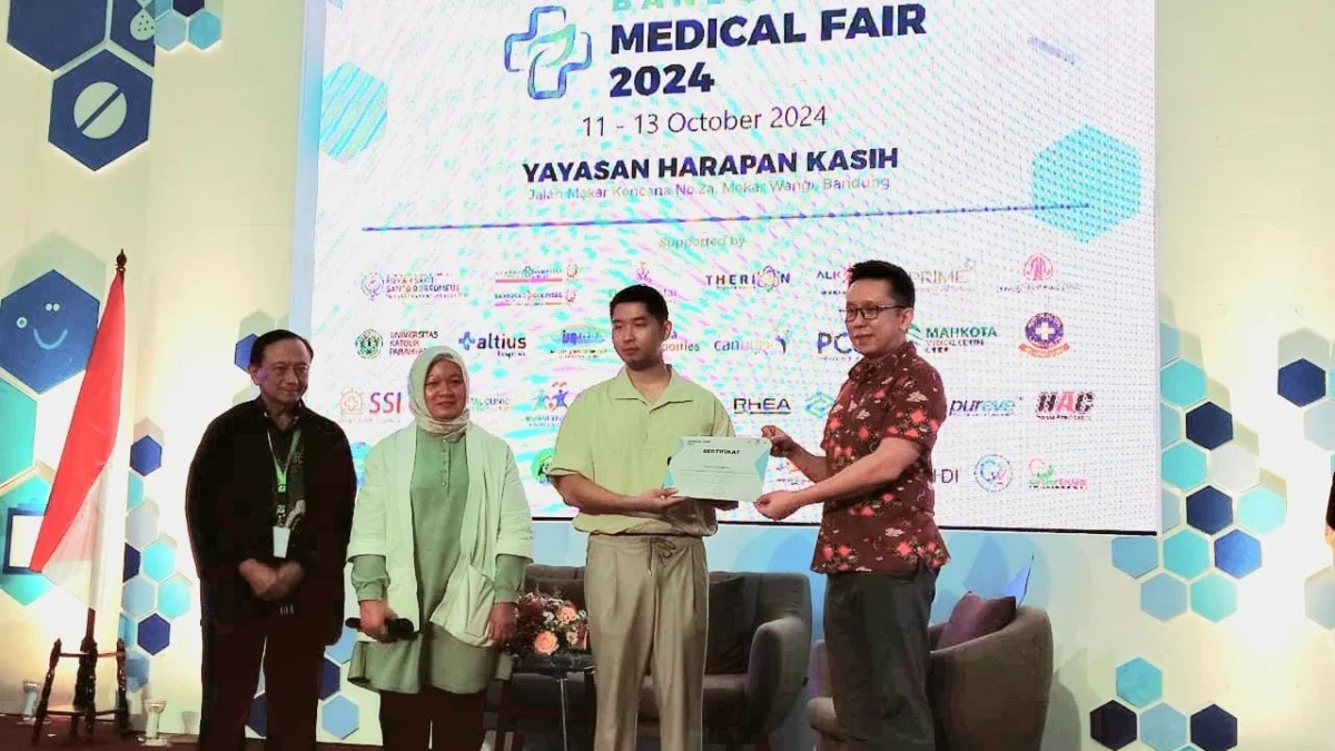 PT Daun Teratai Herbalife Perkenalkan Terapi Herbal Pengobatan Kanker di Bandung Medical Fair 2024