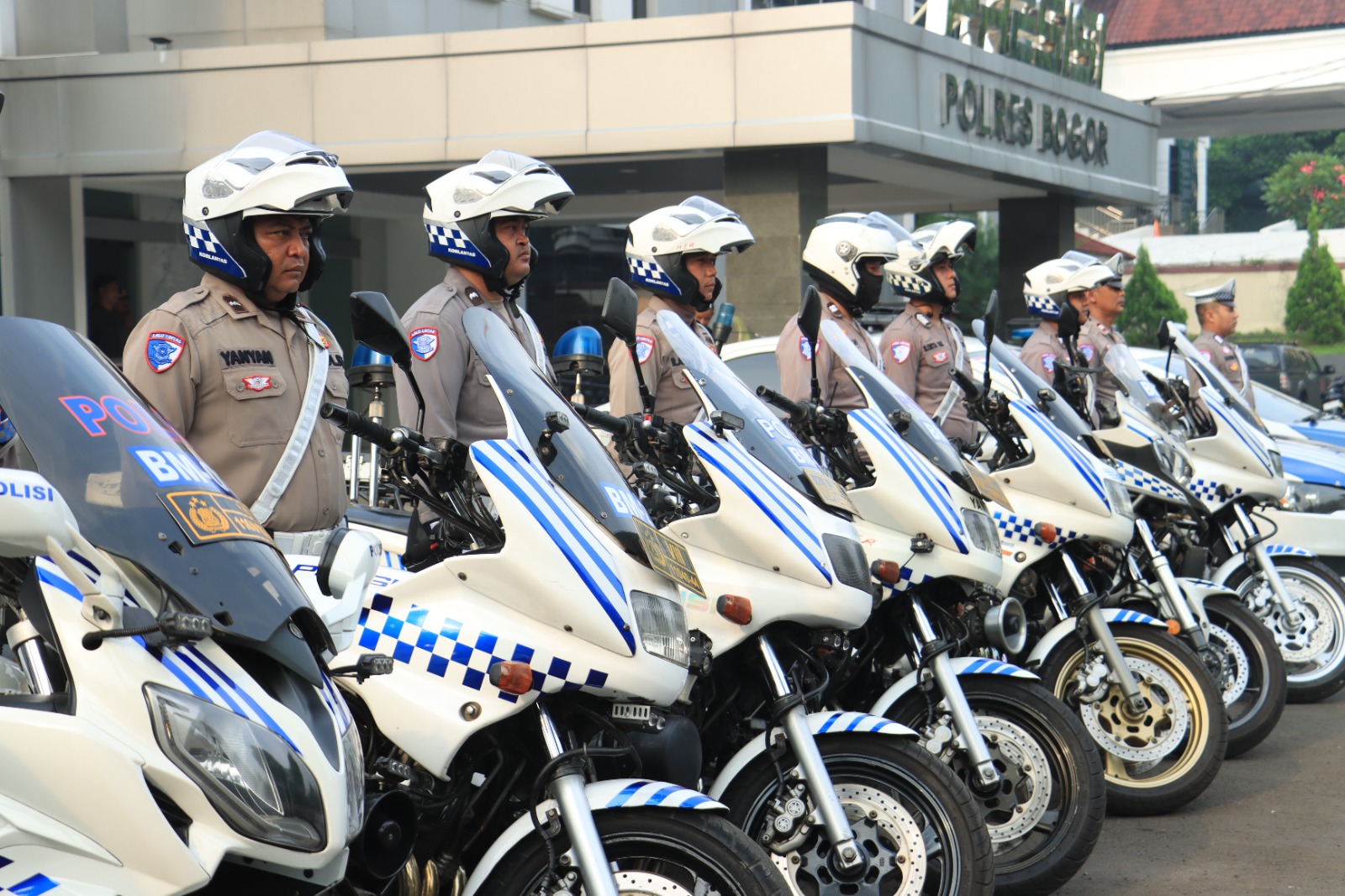 Apel Gabungan Operasi Zebra Lodaya 2024. Foto : Polres Bogor