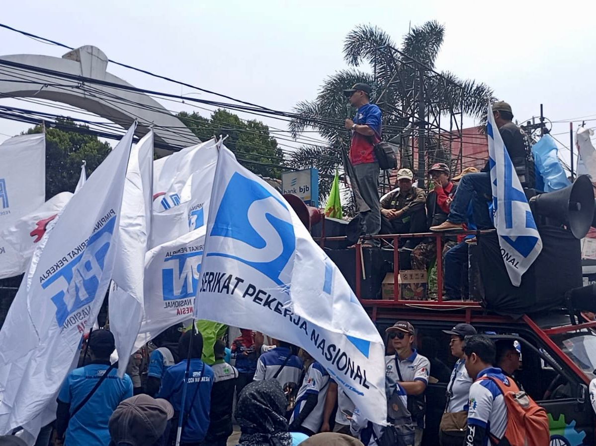 Tanggapi Aksi Buruh, DPRD dan Disnaker KBB Sepakat Akan Tindak Perusahaan Nakal