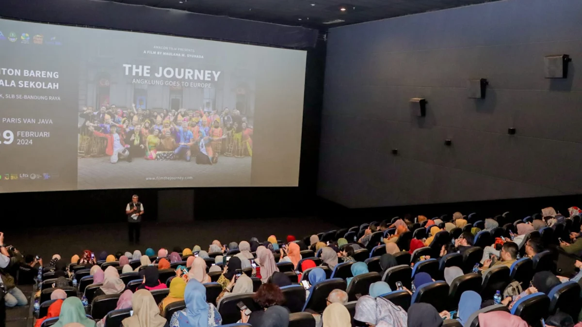 Nonton Bareng Film Dokumenter Bertajuk The Journey: Angklung Goes to Europe bersama Pemerintahan Kota Cimahi di CGV Paris Van Java (mong)