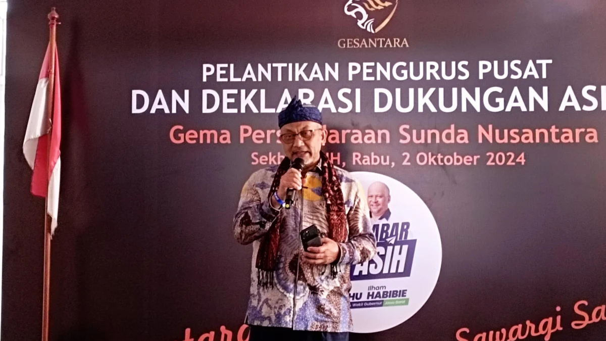 Ist. Cagub Jabar nomor urut 03, Ahmad Syaikhu. Foto. Sandi Nugraha.