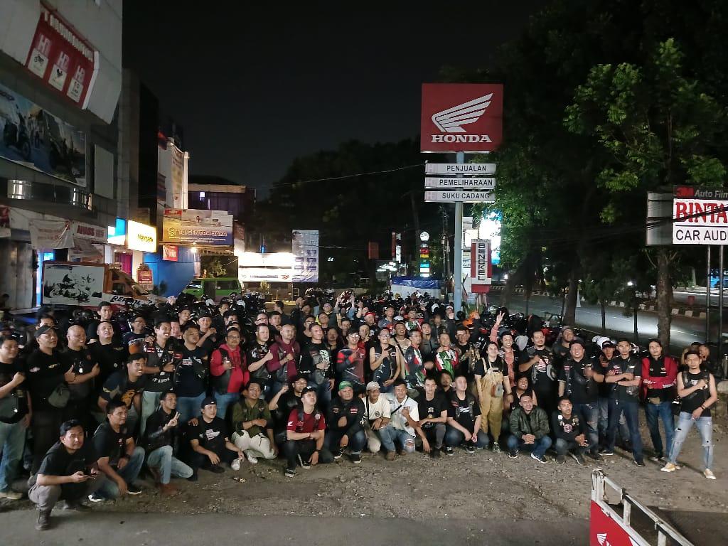 Komunitas Honda Motor Bogor Gelar KOPDARGAB Giatkan Tertib Berlalu-Lintas