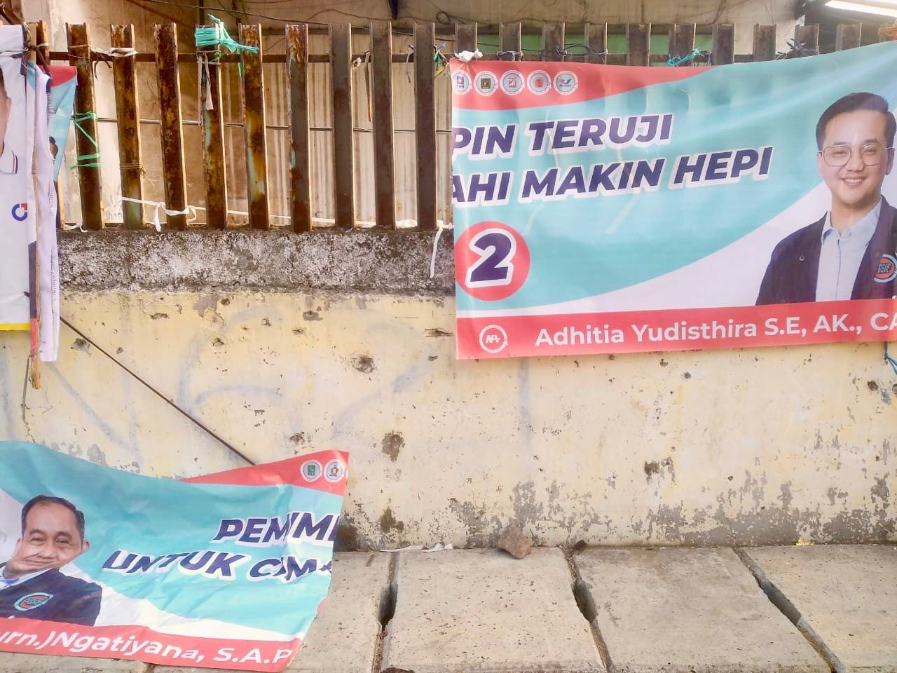 Paslon Ngatiyana-Adhitia Minta Bawaslu Segera Tindaklanjuti Laporan Perusakan APK