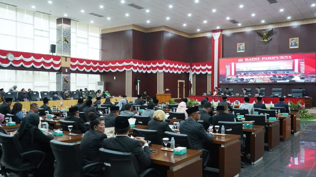 Suasana Rapat Paripurna DPRD Kota Bogor. (Foto: Humpro DPRD Kota Bogor)