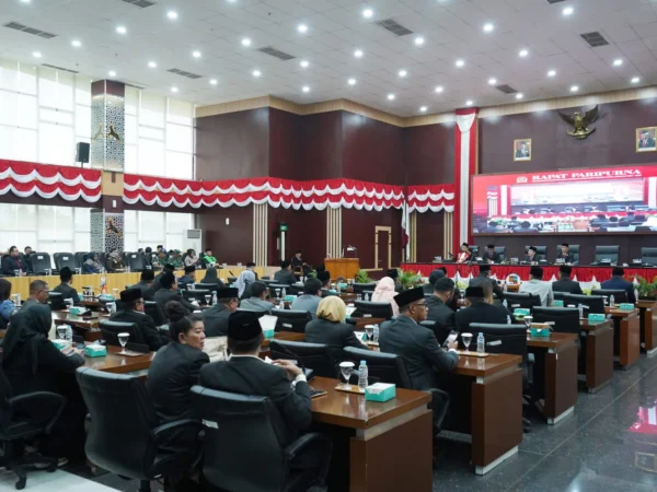 Suasana Rapat Paripurna DPRD Kota Bogor. (Foto: Humpro DPRD Kota Bogor)