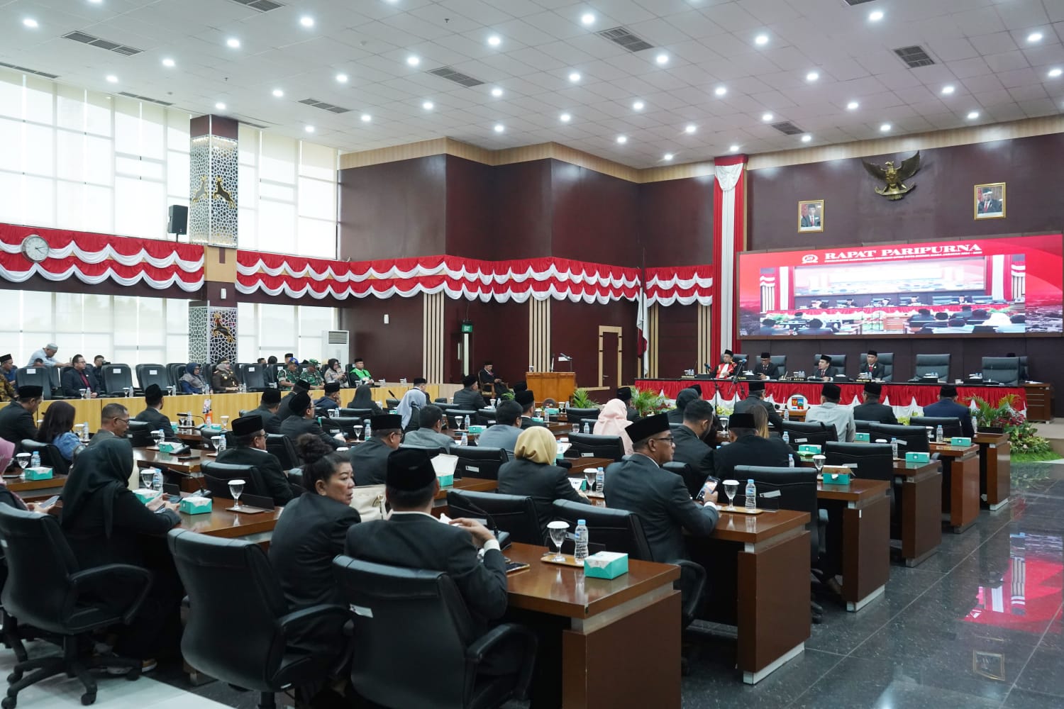 Suasana Rapat Paripurna DPRD Kota Bogor. (Foto: Humpro DPRD Kota Bogor)