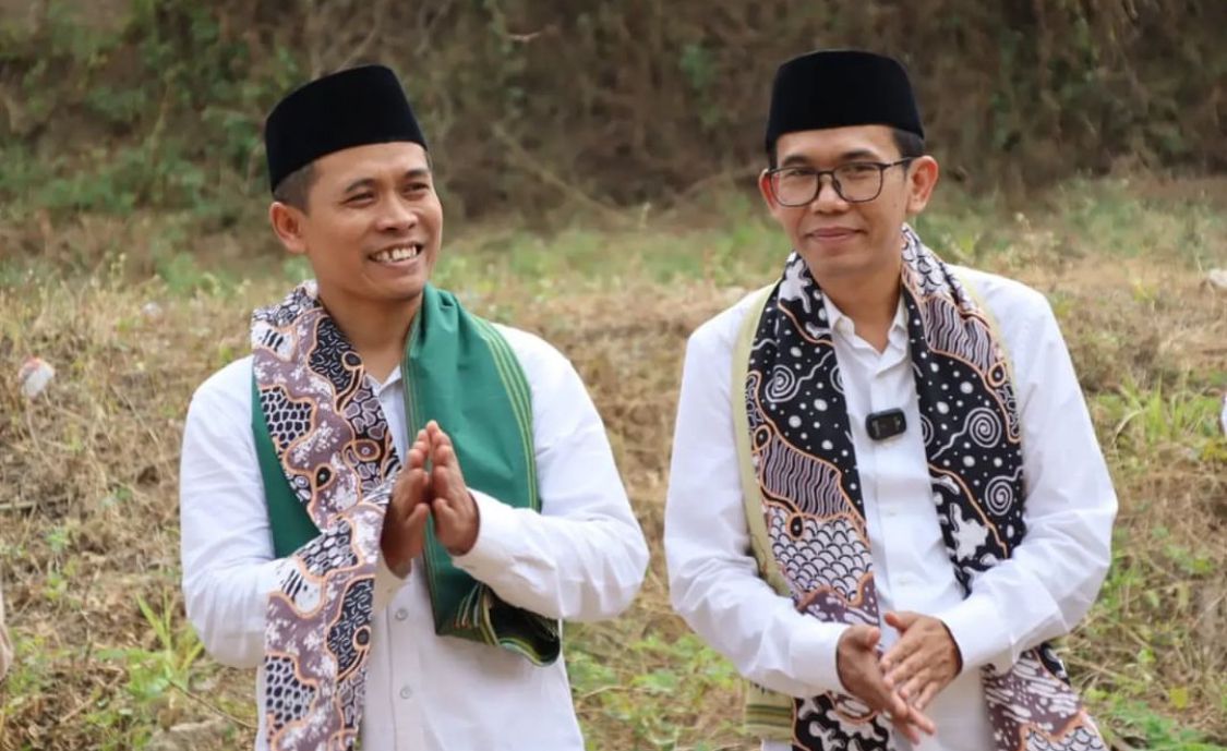 Calon bupati dan wakil bupati nomor urut empat, Edi Rusyandi dan Unjang Asari. Dok istimewa