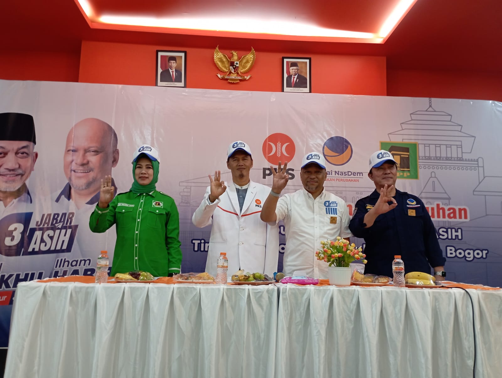 Ilham Habibie kampanye di Bogor