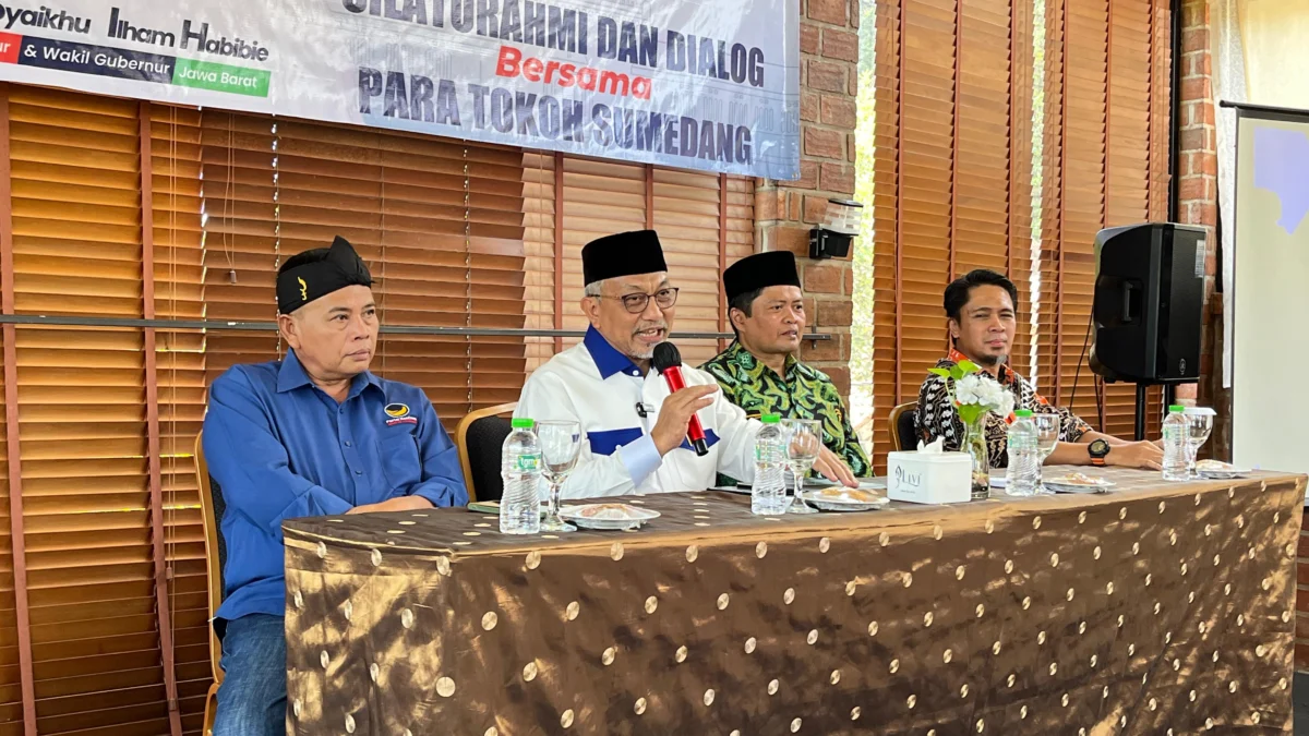 Calon Gubernur Jawa Barat Ahmad Syaikhu Bahas Masalah Pertanian Bersama Tokoh Masyarakat Sumedang