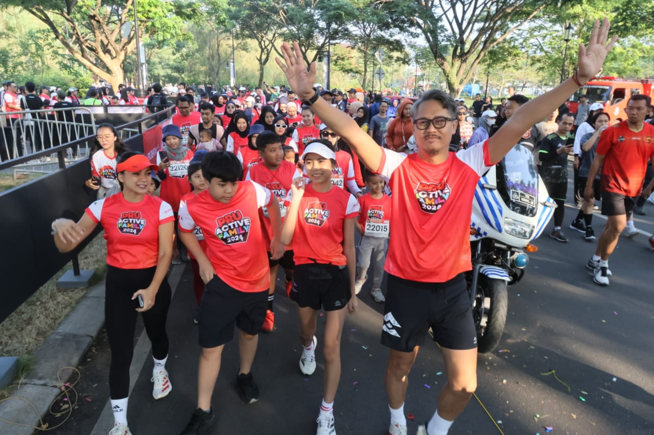 Prudential Indonesia Ajak Lebih dari 1.400 Peserta di Bandung Hidup Lebih Sehat dan Aktif lewat Gelaran PRUActive Family