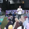 Calon Wali Kota Bogor, Nomor Urut 1, Sendi Fardiansyah saat memaparkan program. (Yudha Prananda / Jabar Ekspres)