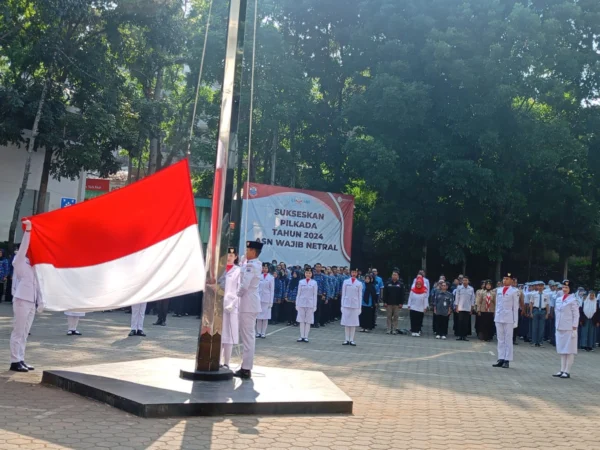 Upacara Peringatan Sumpah Pemuda di Lapang Apel Pemkot Cimahi (Mong / Jabar Ekspres)