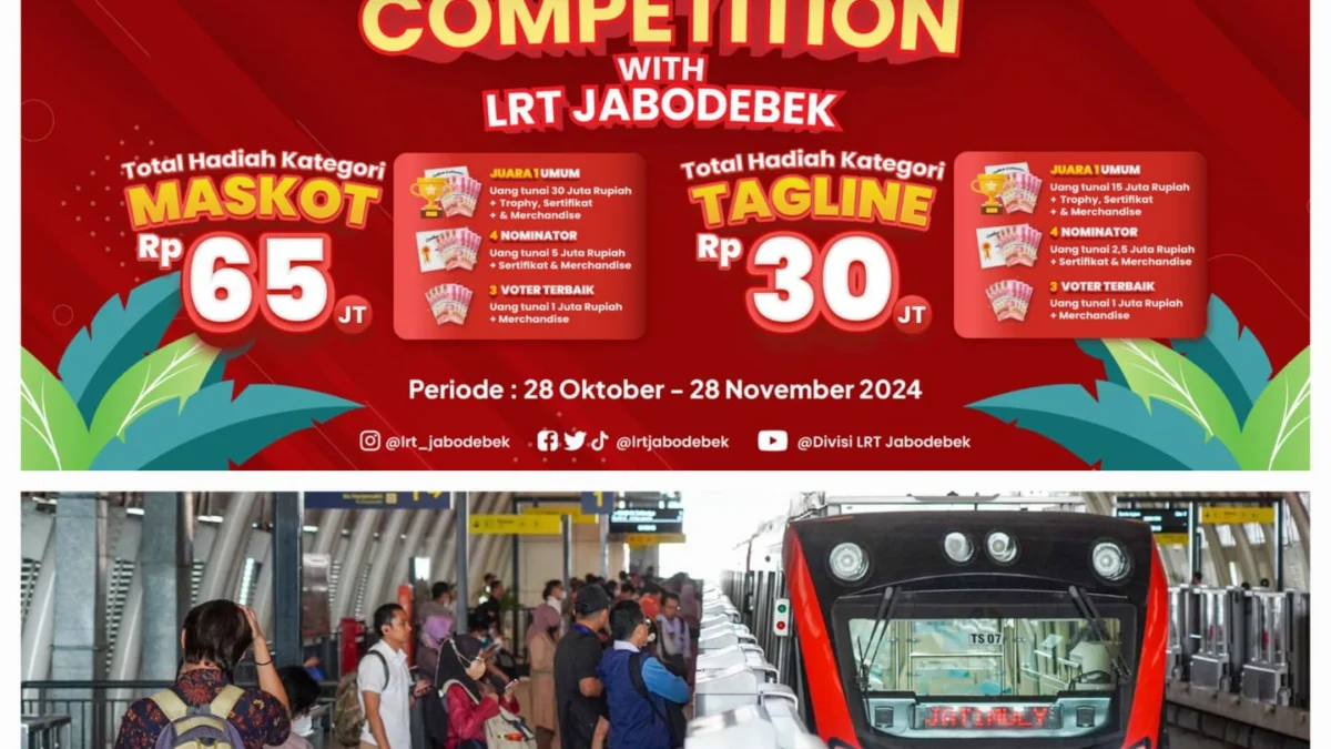 LRT Jabodebek Ajak Masyarakat Berkreasi Lewat Kompetisi Maskot dan Tagline Berhadiah