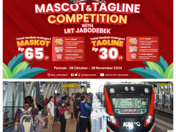 LRT Jabodebek Ajak Masyarakat Berkreasi Lewat Kompetisi Maskot dan Tagline Berhadiah