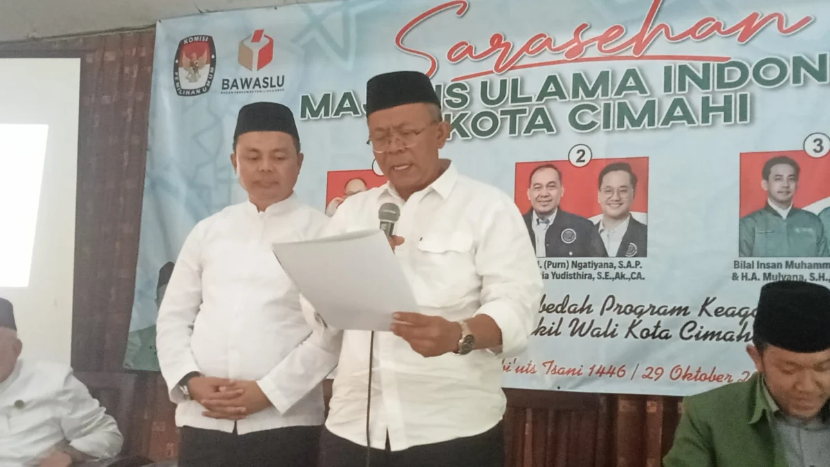 Paslon Nomor Urut 1, Dikdik-Bagja dalam Sarasehan Majelis Ulama Indonesia Kota Cimahi (Mong)