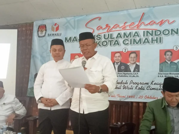 Paslon Nomor Urut 1, Dikdik-Bagja dalam Sarasehan Majelis Ulama Indonesia Kota Cimahi (Mong)