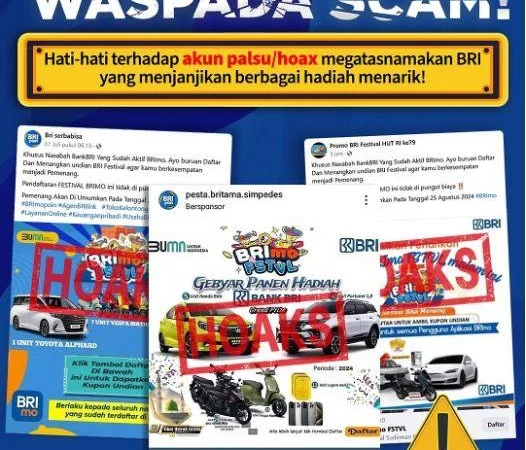 Waspada Penipuan, Ini Cara Bedakan BRImo FSTVL yang Asli dan Palsu!