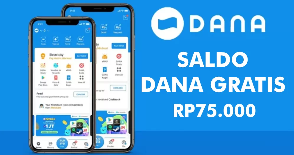 Sekali Tarik Bisa Dapat Saldo DANA Gratis Rp75.000 Ribu, Begini Caranya