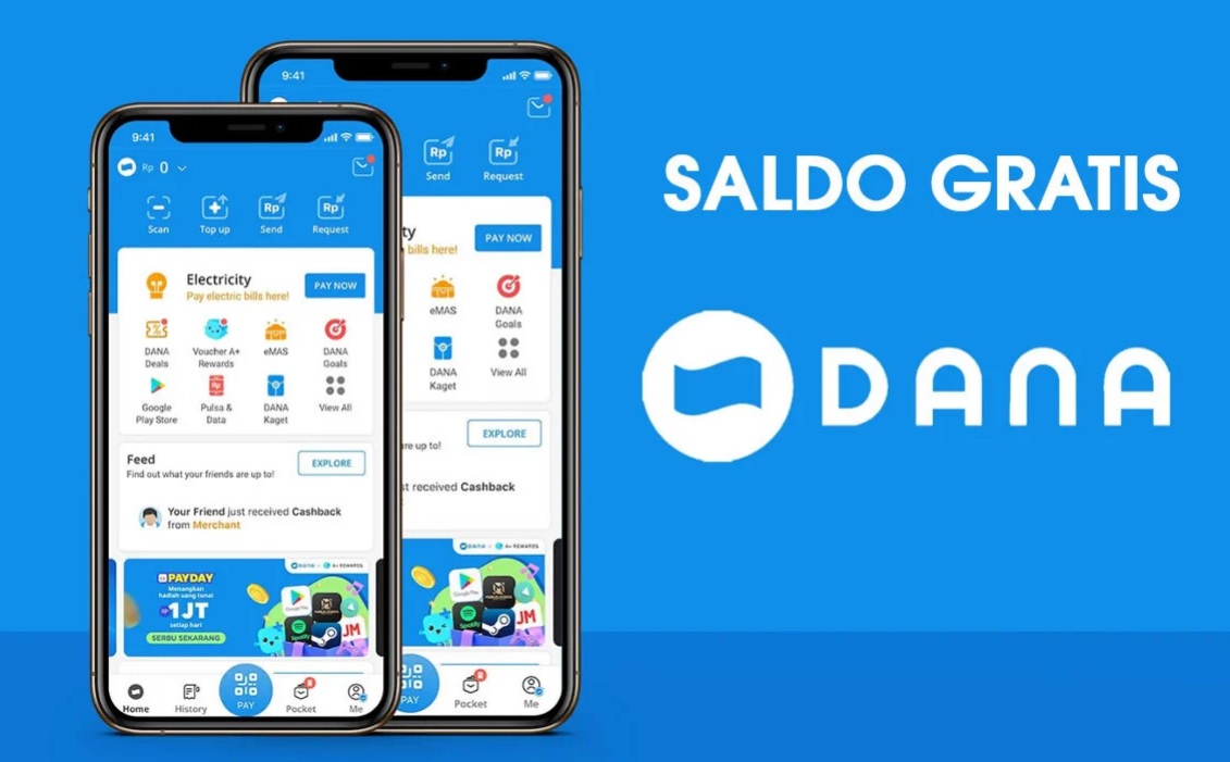 Aplikasi Penghasil saldo DANA gratis dari bonus pendaftaran.