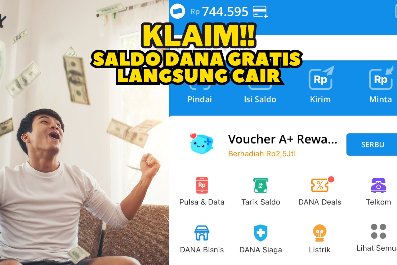 CAIR Saldo DANA Gratis di LINK DANA KAGET Hari Ini, Spesial Bulan Oktober!