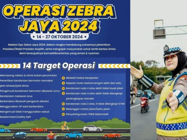 Titik Rawan Operasi Zebra Jaya 2024 Wilayah Kabupaten Bekasi, Ini 14 Target Pelanggarannya