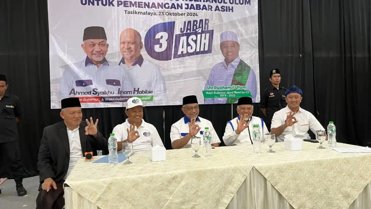 200 Simpul Uu Ruzhanul Ulum Deklarasi Dukung Pasangan ASIH di Pilgub Jabar 2024